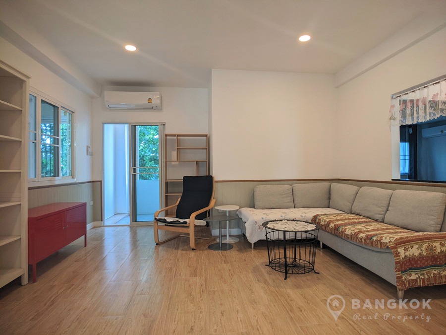 For RentCondoSeri Thai, Ramkhamhaeng Nida : Sammakorn Village | Spacious Modern 2+1 Bed 2.5 Bath Apartment