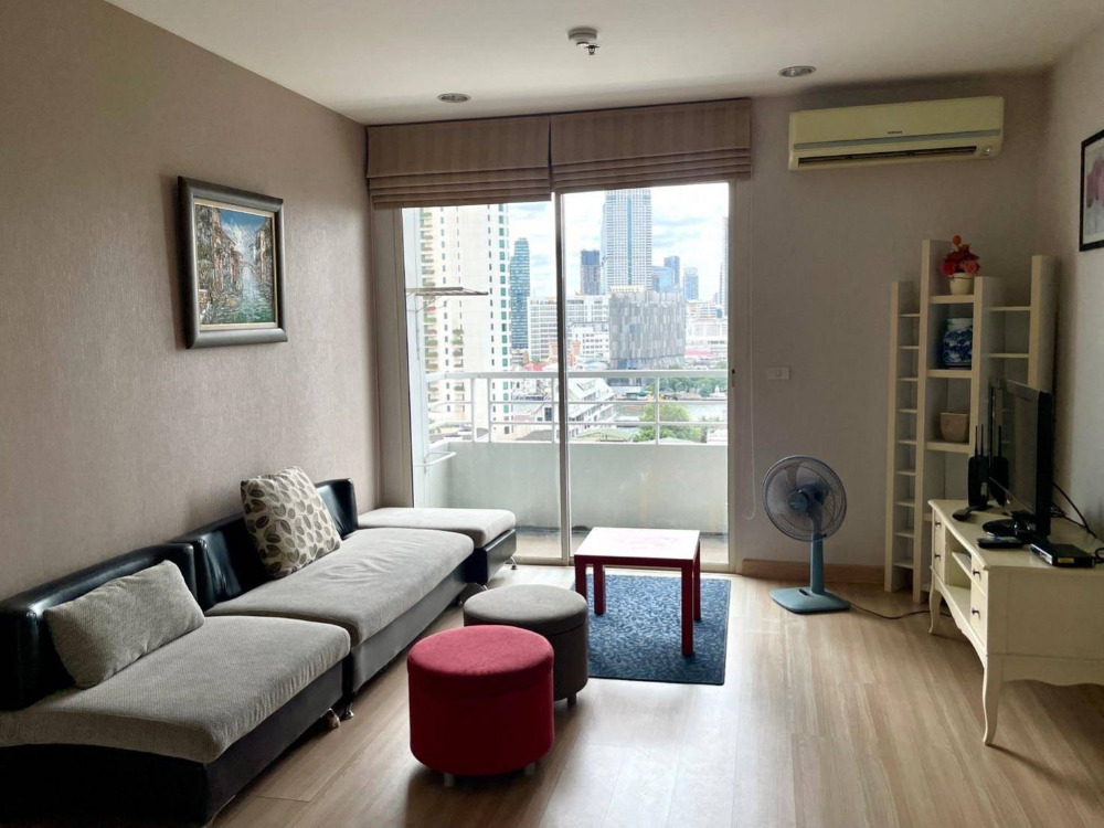 ขายคอนโดวงเวียนใหญ่ เจริญนคร : The Light House Condominium: 2bed 2bath 66.27sqm. 7,500,000 River view Am: 0656199198