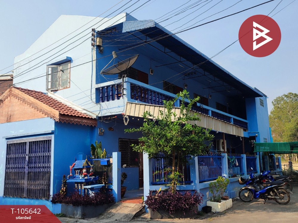 For SaleHotel&Apartment BusinessRayong : 2 -storey dormitory for sale, behind Wat Pa Pradu, 47.4 sq.wah, Tha Pradu Rayong