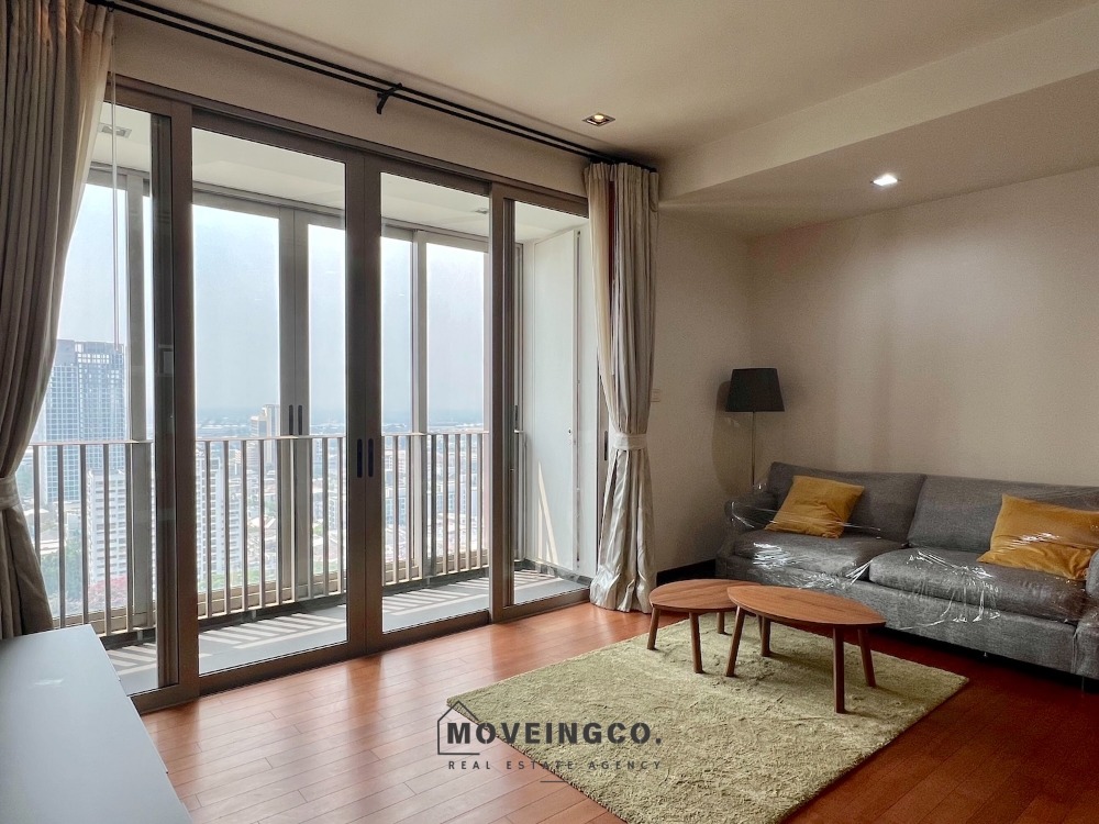 For RentCondoSukhumvit, Asoke, Thonglor : Fully furnished 2-Bedroom condo on High floor in Thonglor