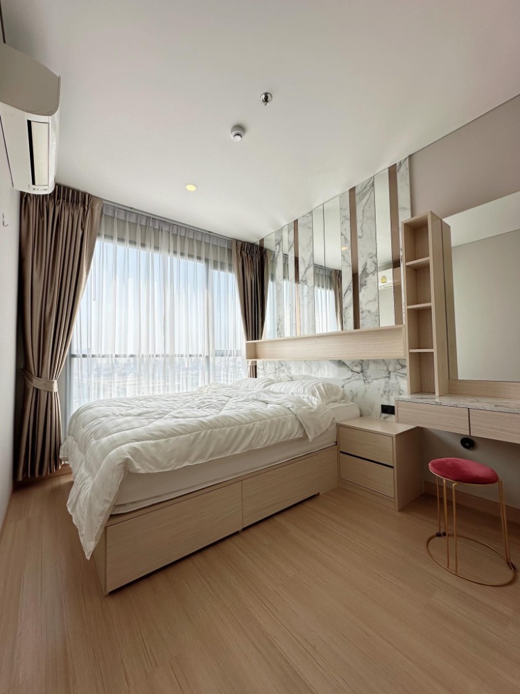 For RentCondoRama9, Petchburi, RCA : 📢For Ret & GT; & GT; Lumpini Suite Phetchaburi -makkasan & gt; & gt; 900 meters new MRT, 23rd floor, Built-in furniture with the whole room with complete electrical appliances #LV-MO1417