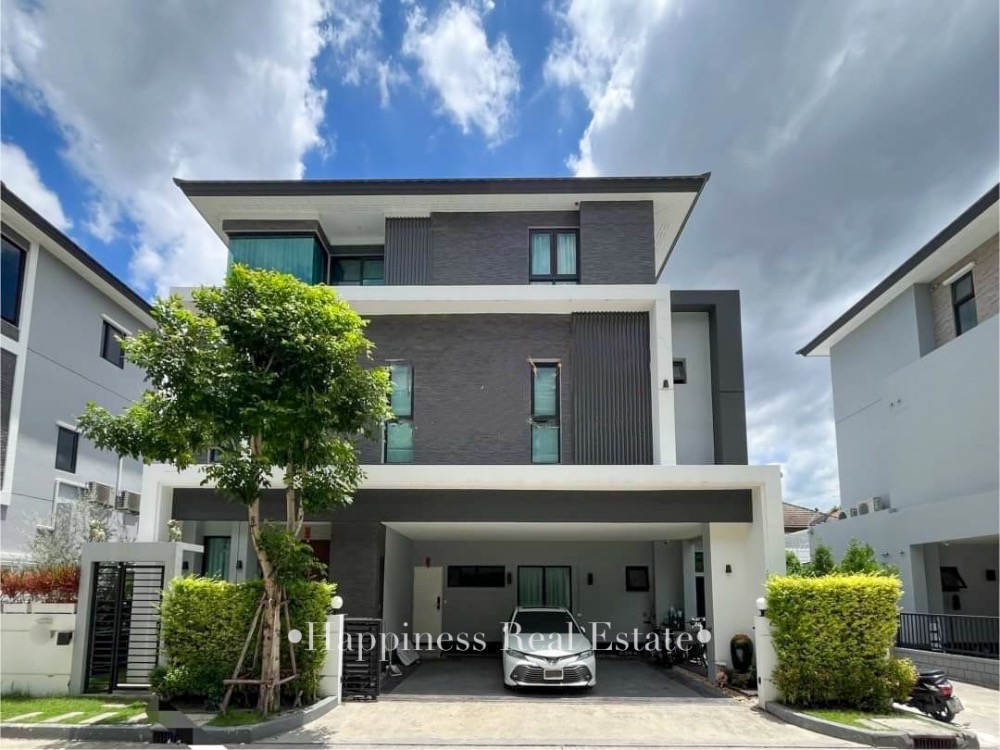 For RentHouseLadprao101, Happy Land, The Mall Bang Kapi : ✨🤍 [RENT & Amp; Sell] Luxury house, location 🔥 #Town in Town #Lat Phrao #Meng Jai #Near Singapore International School Complete furniture