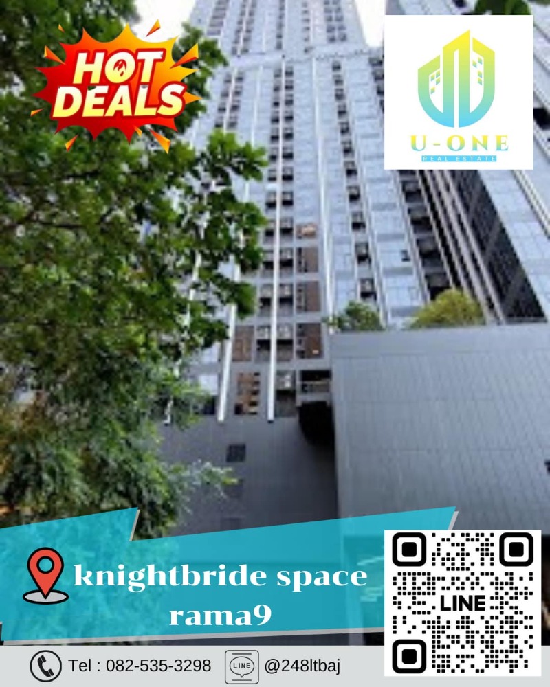 For SaleCondoRama9, Petchburi, RCA : 📍🔥 Condo for sale at Knightsbridge Space Rama 9