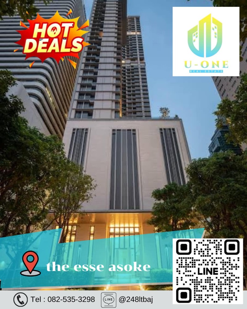 For SaleCondoSukhumvit, Asoke, Thonglor : 📍🔥 The Esse Asoke Condo for sale