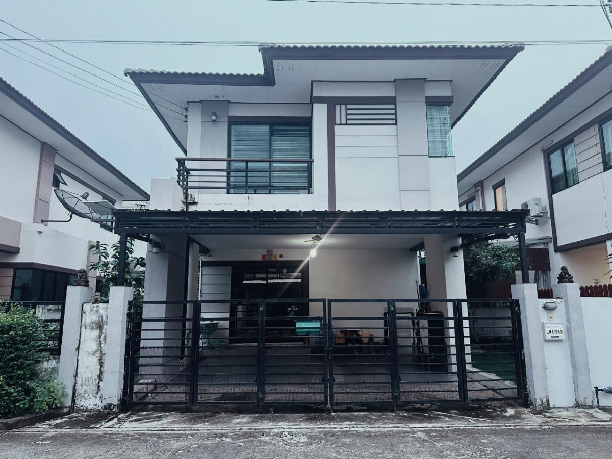 For SaleTownhomePathum Thani,Rangsit, Thammasat : House for sale in Fah Piyrom Phase 11, Lam Luk Ka Khlong 6