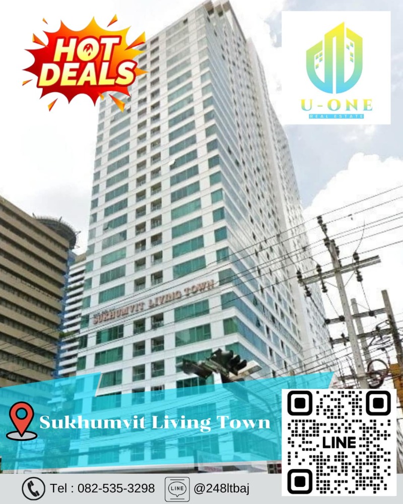 For SaleCondoSukhumvit, Asoke, Thonglor : 📍🔥 Condo for sale in Sukhumvit Living Town