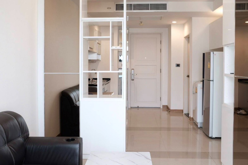 For RentCondoRama9, Petchburi, RCA : 1 bedroom for rent. Condo Supalai Wellington 1, beautiful room.