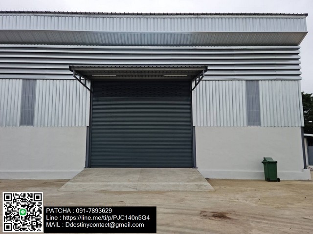 For RentWarehouseNonthaburi, Bang Yai, Bangbuathong : Rent a warehouse on the main road 340 Bang Bua Thong-Suphan Buri on the main road is convenient to travel.