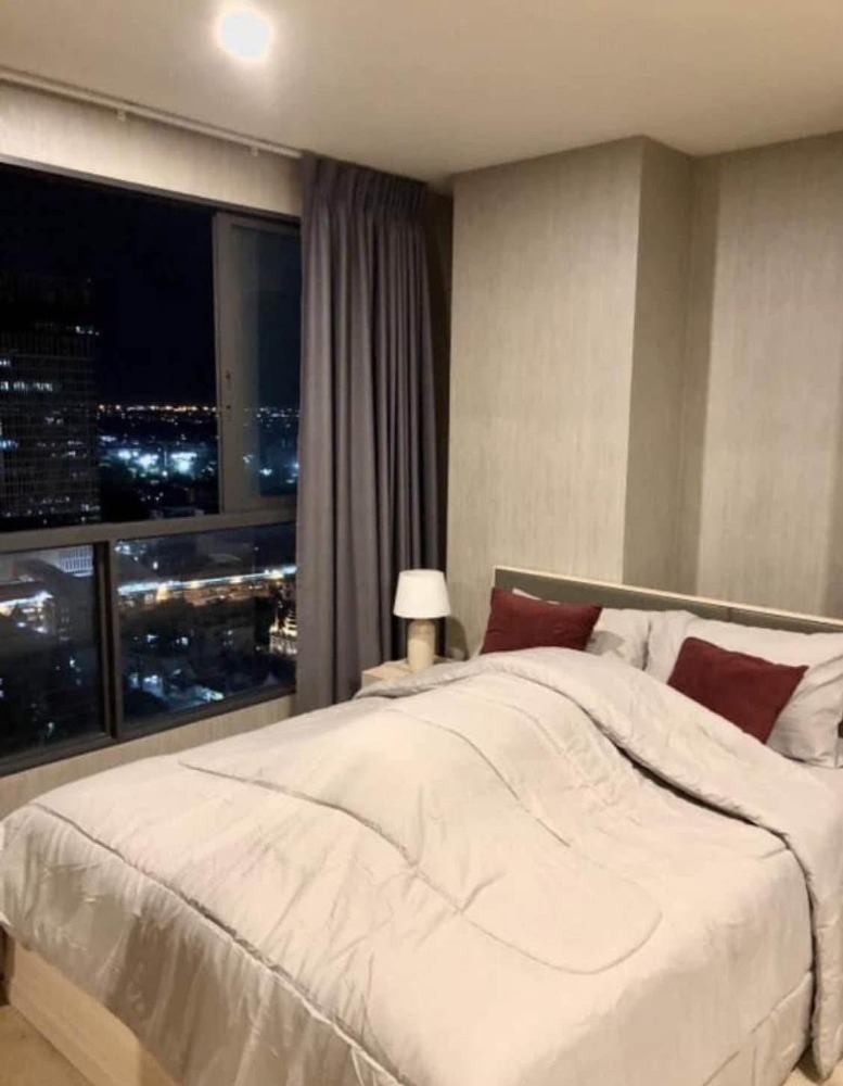 For RentCondoBangna, Bearing, Lasalle : For Rent I deo O2 Bangna, Studio Room, Floor 27, Furniture near BTS Bang Na Expressway, convenient transportation #LV-MO1431