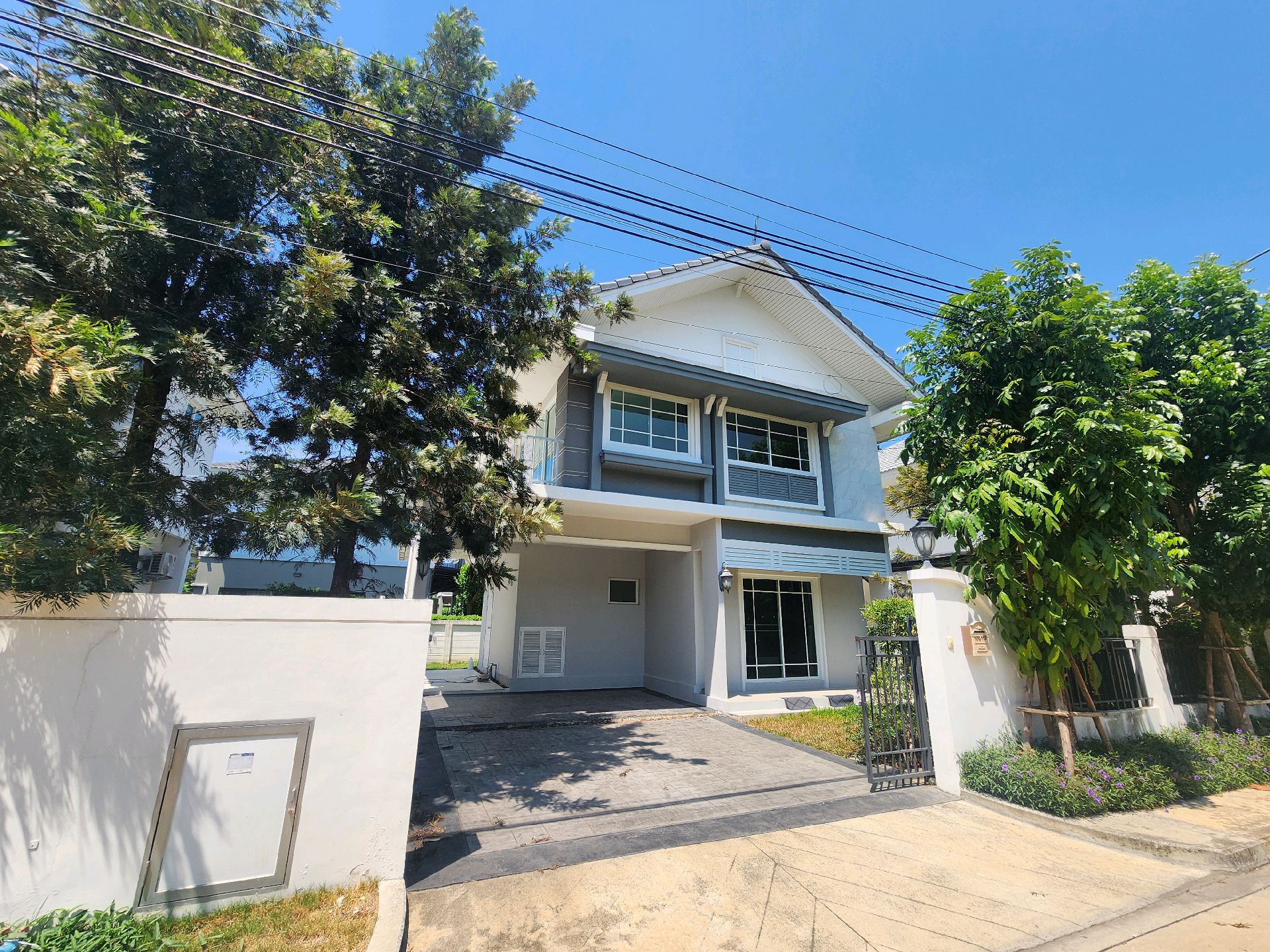 For RentHouseMin Buri, Romklao : Single house for rent, Perfect Place Ramkhamhaeng-Suvarnabhumi 3 🛩️🛩️🏠