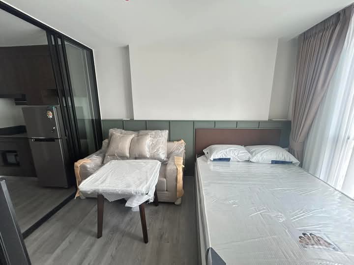 For RentCondoLadprao101, Happy Land, The Mall Bang Kapi : OLK118 Condo for rent, Origin Plug and Pay, Lat Phrao, Bang Kapi, 11th floor, city view, 23 sq m., 1 bedroom, 1 bathroom, 12,000 baht, 064-959-8900