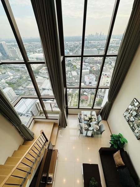 For RentCondoSukhumvit, Asoke, Thonglor : Condo for rent. The Emporio Place, Sukhumvit 24, 2 floors, 1 bedroom, beautiful room.