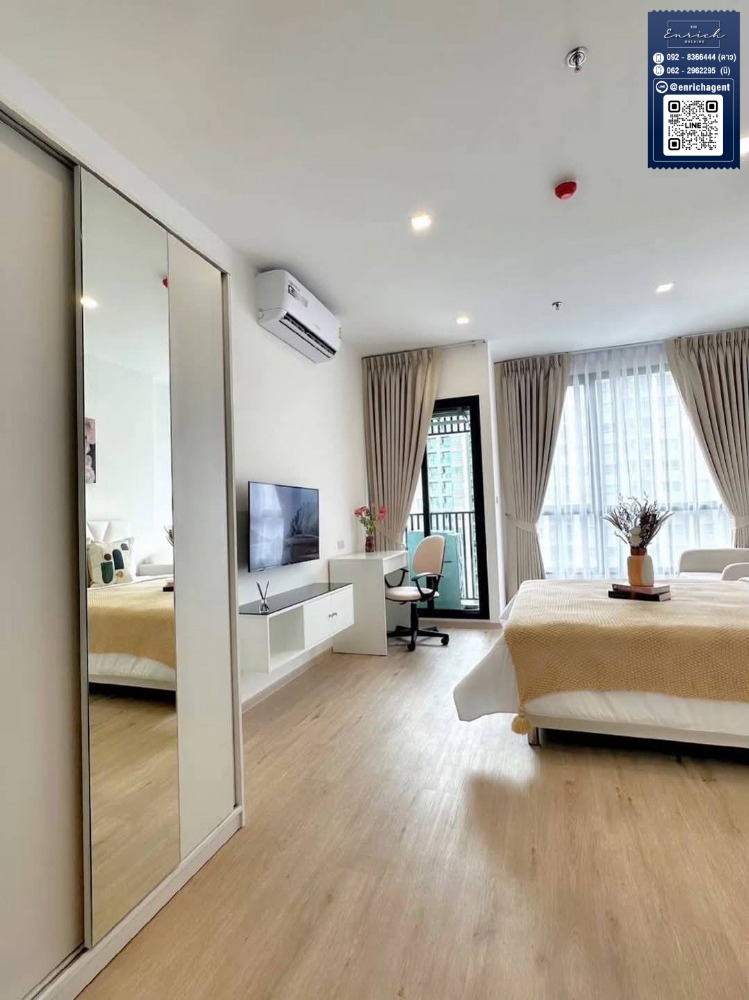 For RentCondoPattanakan, Srinakarin : 💙For rent The Rich Rama 9-Srinakarin, complete electrical appliances, next to BTS Hua Mak💙 Call. 062-2962295 NI// Line id : @enrichagent