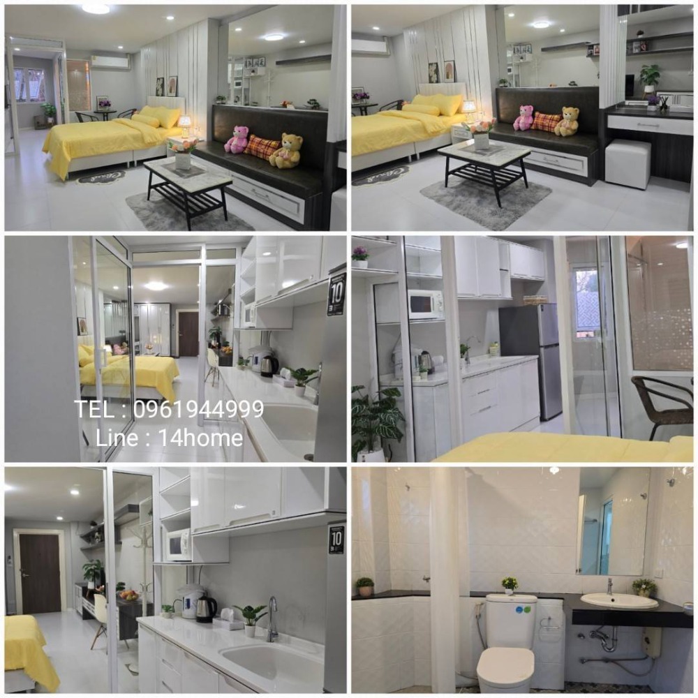 For SaleCondoChiang Mai : Condo 35 sqm. Floor 3 (Hillside Condo 4) Opposite Nimman, near Kad Rin Kham Tang Park, Maya, just cross the road 0961944999 Line: 14Home.