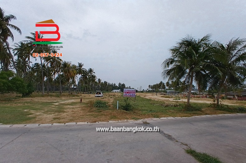 For SaleLandHuahin, Prachuap Khiri Khan, Pran Buri : Empty land, 4 rai, Soi Suk Somboon 7 (Koh Lak Road Intersection), Petchkasem Road, Ko Lak Subdistrict, Mueang District, Prachuap Khiri Khan