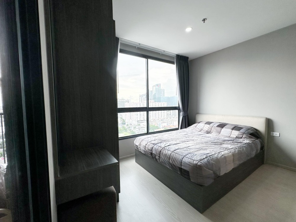 For SaleCondoOnnut, Udomsuk : Ellio Del Nest Udomsuk Sukhumvit 103 1 bedroom, full corner room, divided into proportions Near the electric train _DO619