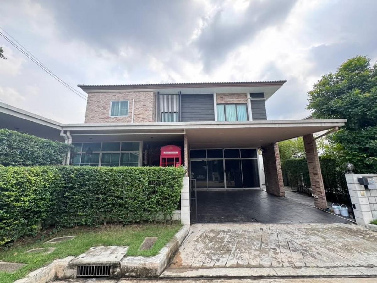 For SaleHouseRama5, Ratchapruek, Bangkruai : House for sale Sen Term Village, Ratchapruek, Suan Phak 1, Nonthaburi, a beautiful corner house ❗️ sells below the price, the price is 9.9 million baht from 13 million sqm/190 sqm- 4 bedrooms, 3 bathrooms