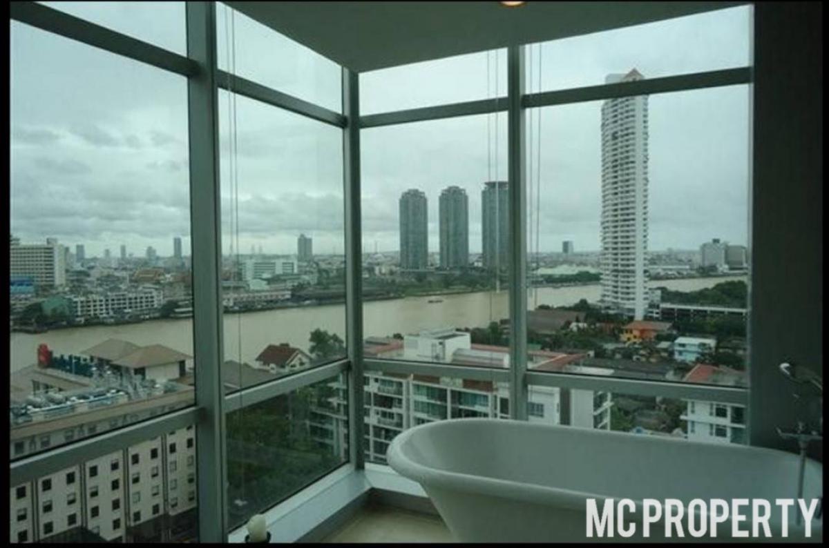 ให้เช่าคอนโดวงเวียนใหญ่ เจริญนคร : Baan sathorn Chaopraya 2 bedroom 110sqm river view for rent only 40,000 please contact 0816878954