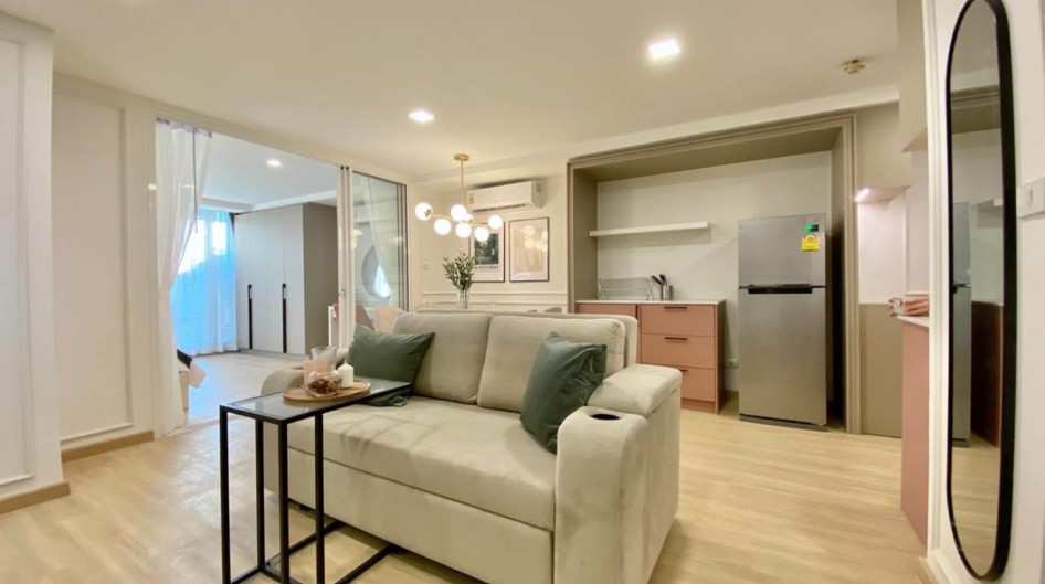 For SaleCondoOnnut, Udomsuk : LTH11978 - Waterford Sukhumvit 50 For Sale Size 56.5 SQM. 1 Bed 1 Bath Near BTS ONNUT Station Only 3.8 MB