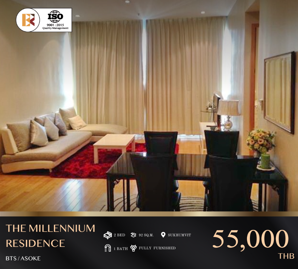 For RentCondoSukhumvit, Asoke, Thonglor : The Millennium Residence: A Standout in Sukhumvit with Benjakitti Park Views near BTS Asoke