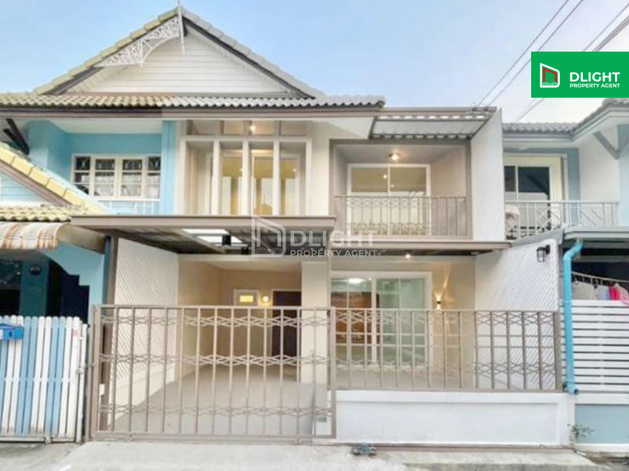 For SaleTownhomeNonthaburi, Bang Yai, Bangbuathong : Urgent sale! 2 -story townhouse, new renovated, Pruksa 14, Bang Bua Thong 18 sq.w., 3 bedrooms, 2 bathrooms, 1 car park, good location, quiet atmosphere, convenient to travel to only 1.89 million baht Suitable for families who want to relax. But surrounde