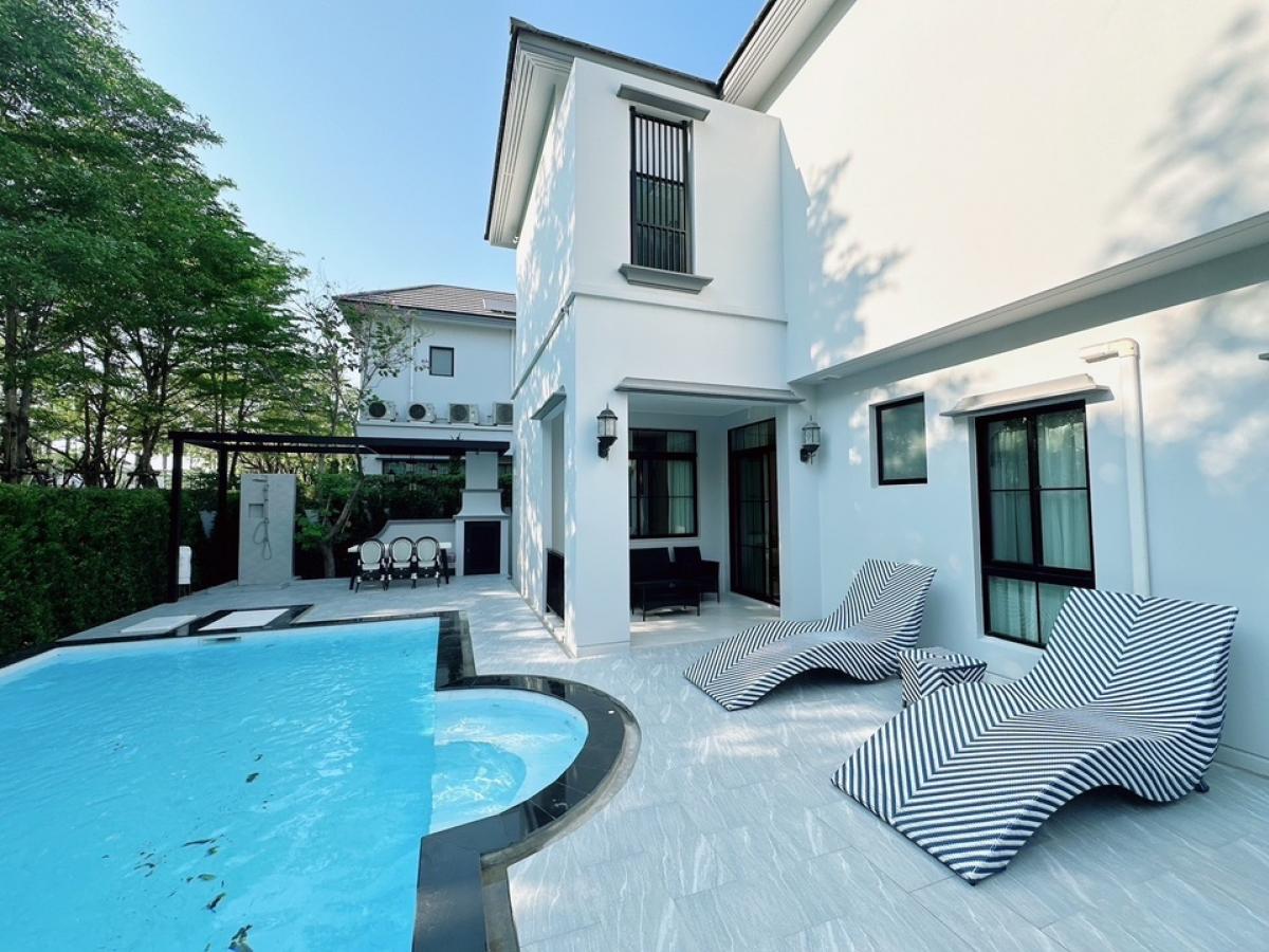 For RentHouse : 💥ForRent💥Pool Villa 💦 Nantawan Rama 9 New Krungthepkreetha ‼️ Ready to move in ‼️