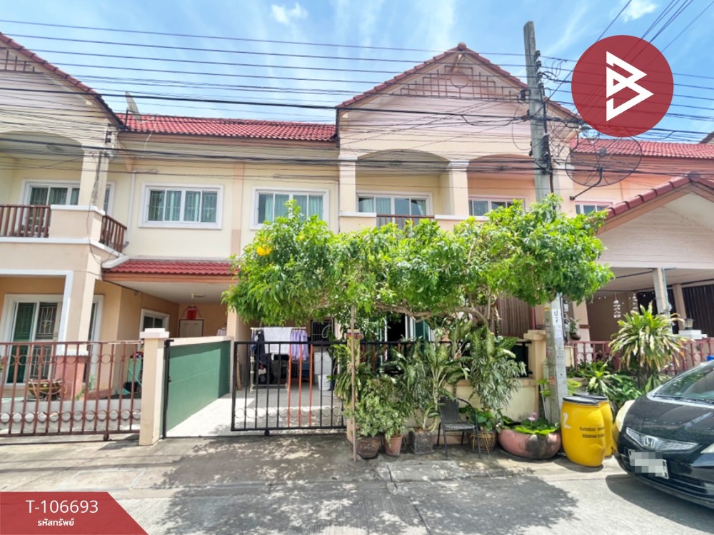 For SaleTownhomeSamut Prakan,Samrong : Townhouse for sale Manthakarn Village, Bang Phli-Samut Prakan