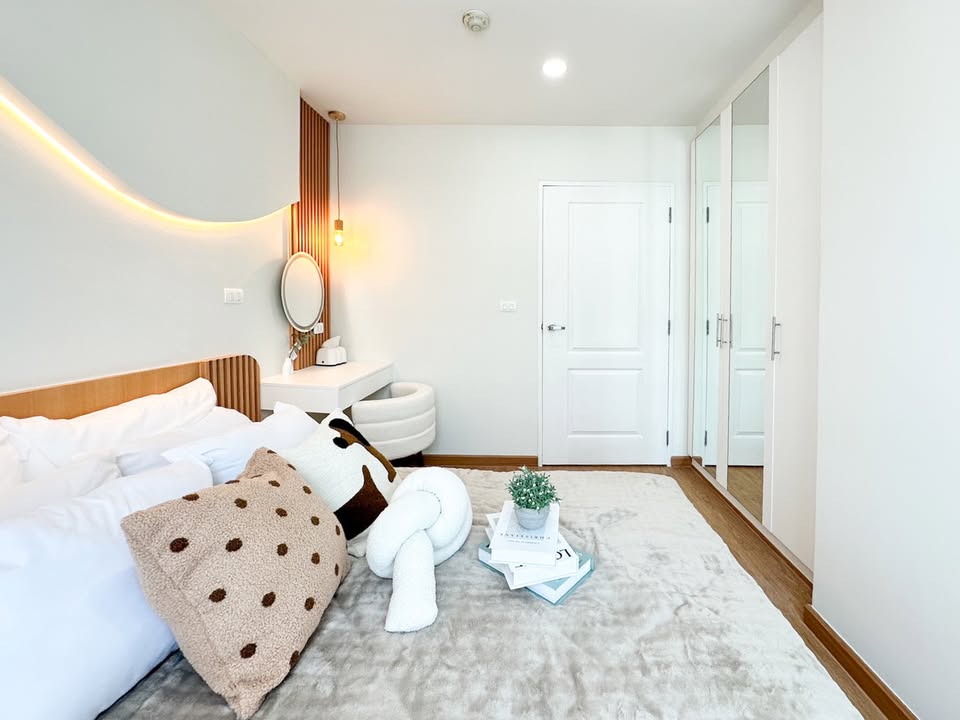 For SaleCondoBangna, Bearing, Lasalle : 📍 Condo for sale ICONDO Sukhumvit 105 (La Sal), a new decorative room Minimal Style