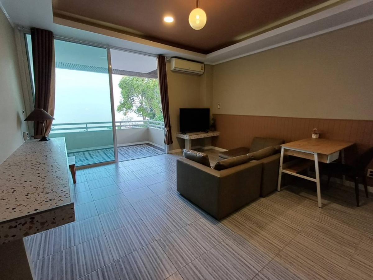 For RentCondoPattaya, Bangsaen, Chonburi : Bay View Resort Pattaya 56 sqm 1 bedroom, 1 bedroom near the Bull Bull, Pattaya, Chon Buri (Fully-Furnished in Pattaya)