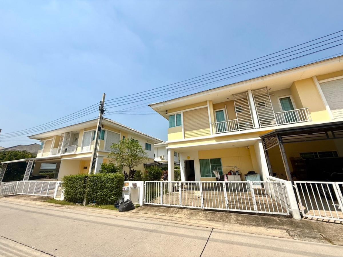 For SaleHouseNonthaburi, Bang Yai, Bangbuathong : Urgent sale‼ ️ The Platon Village, Khlong Bang Phai Station, size 35.2 meters, 3 bedrooms, 2 bathrooms, 2 cars in front of the house facing the south