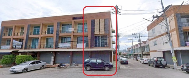 For RentShop HouseRayong : Rayong Inter Sch. Novertel Sell-rent commercial building 3-storey corner building 22 sq.w. 270 sq.m.