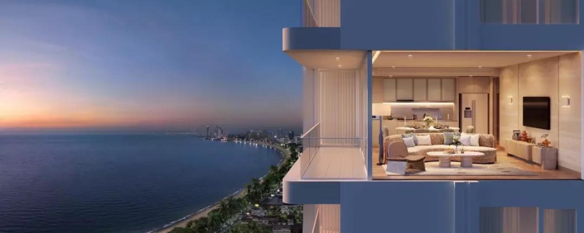 ขายคอนโดพัทยา บางแสน ชลบุรี สัตหีบ : PRESALE | PTY RESIDENCE SAI 1Beachfront Condominium from SansiriPattaya - Sai 1 Road