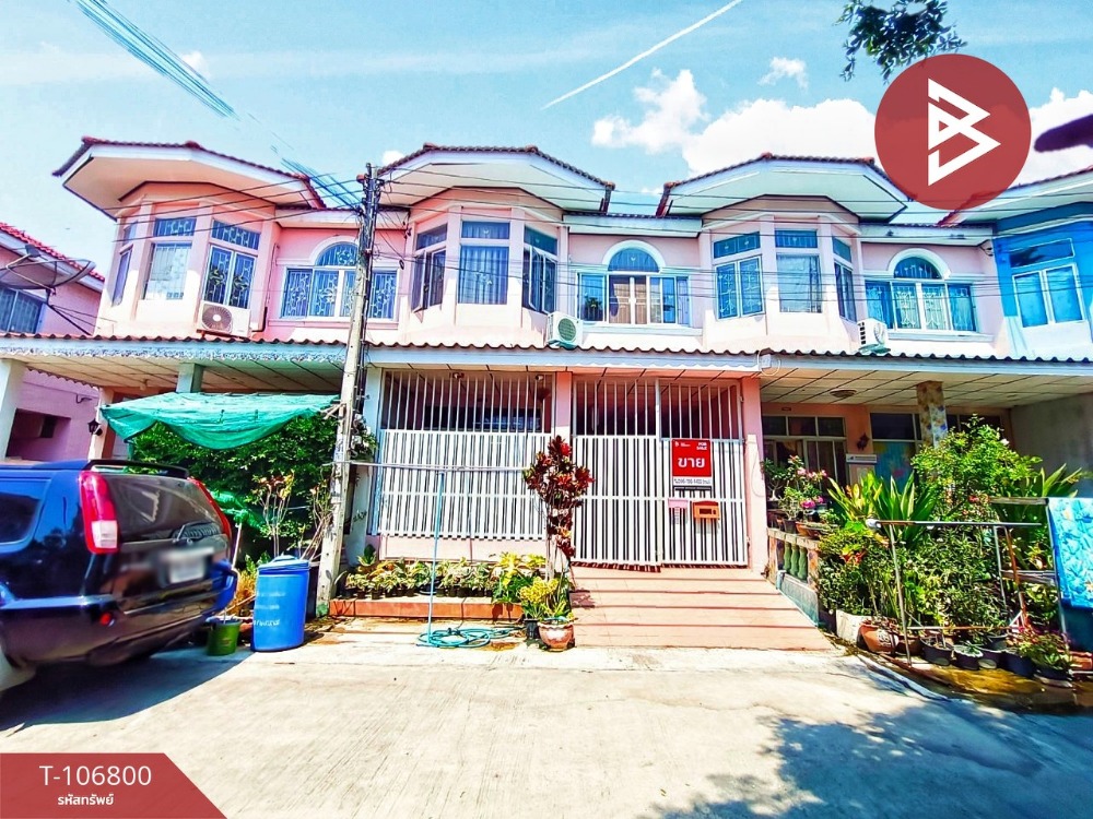 For SaleTownhomeSamut Prakan,Samrong : Townhouse for sale Paket Village, Pracha Uthit 90, Phra Samut Chedi, Samut Prakan