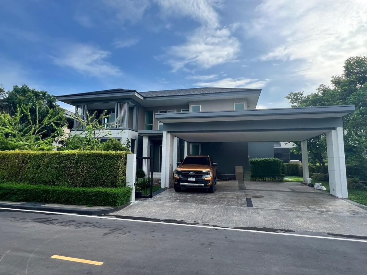 For RentHouseLadkrabang, Suwannaphum Airport : Ww25033 for rent #House, Perfect Village, Masterpiece, Rama 9-Krungthep Kreetha #Near Brighton International School #Suvarnabhumi Airport