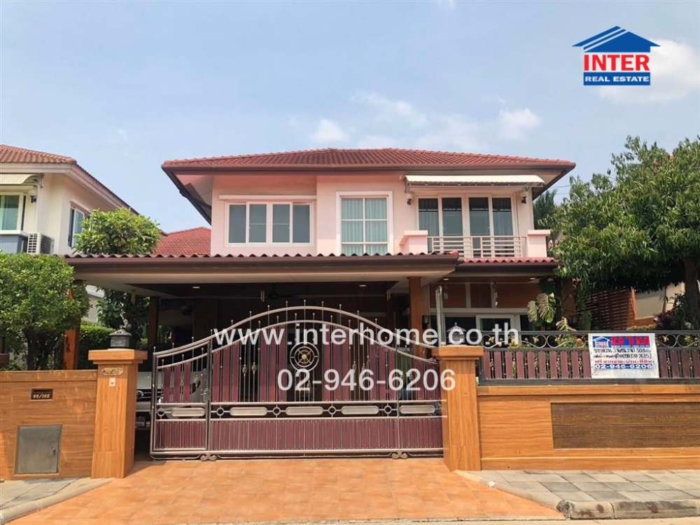 For SaleHouseNonthaburi, Bang Yai, Bangbuathong : 2 storey detached house, 50.4 sq.w., Kasai Village Ratchaphruek-Rattanathibet 1, Ratchapruek Road, Mueang Nonthaburi, Nonthaburi