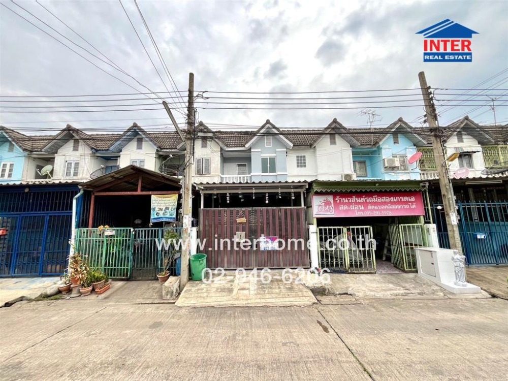 For SaleTownhomeEakachai, Bang Bon : 2 -story townhouse 22.2 sq.w. Village, Kesarin Village Ekachai 119, near Bang Bon Temple, Soi Ekachai 119, Kanchanaphisek Road, Ekachai Road, Bang Khun Thian District Bangkok