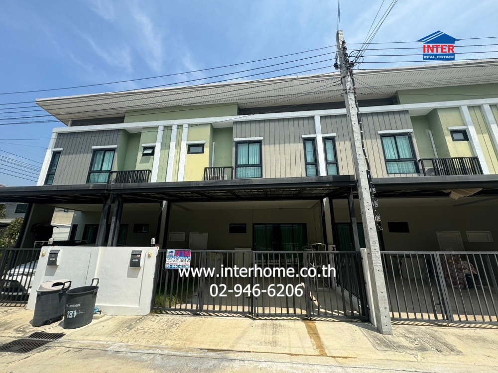 For SaleTownhomeNonthaburi, Bang Yai, Bangbuathong : 2 -story townhouse 22 sq.w., The Modit Chaiyapruek Village -Ring Road, Soi Kanchanaphisek 20 Kanchanaphisek Road Bang Kruai-Sai Noi Sai Noi Road, Nonthaburi