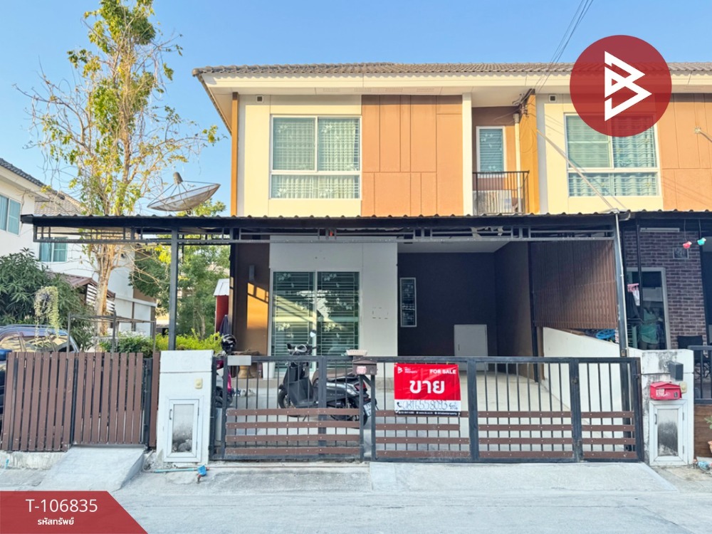 For SaleTownhomeSamut Prakan,Samrong : Townhouse for sale The Connect Village Thepharak-Muang Mai Samut Prakan