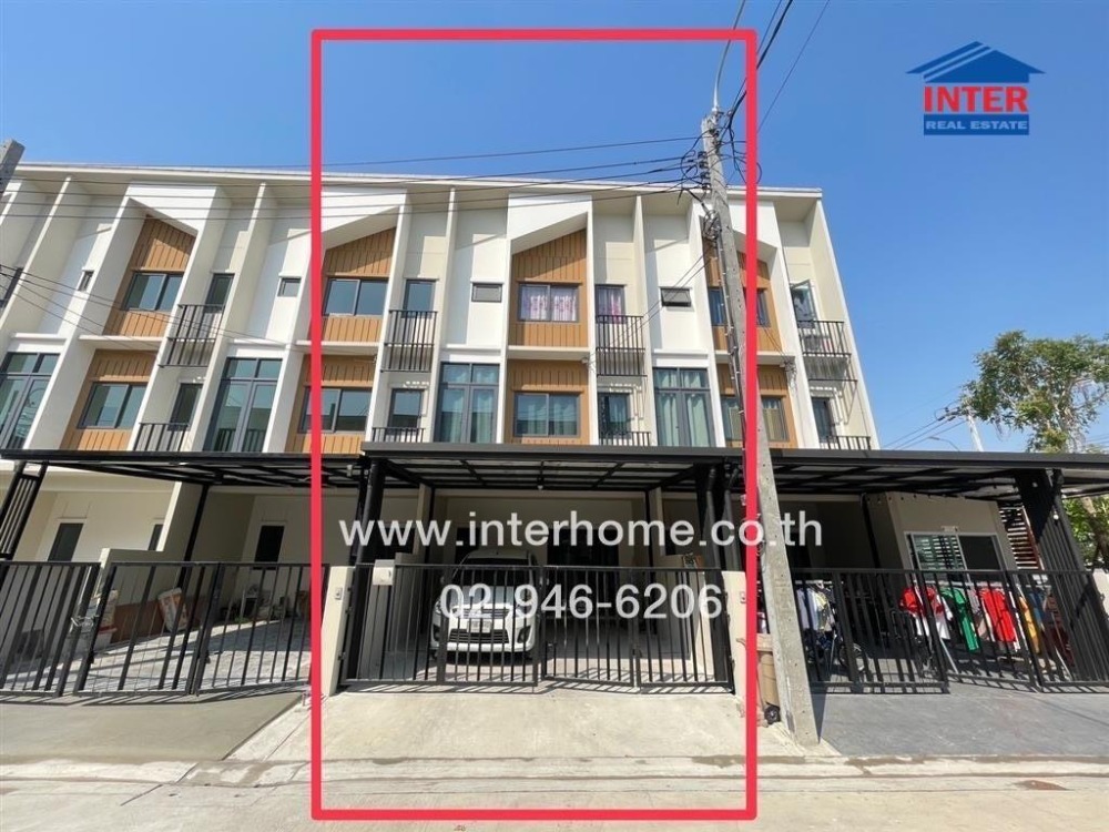 For RentTownhomeLadkrabang, Suwannaphum Airport : 3 -story townhome 18.5 sq.w. Village of Playx On Nut - Ring Road Sukhaphiban 2 Kanchanaphisek Road, Prawet District, Bangkok