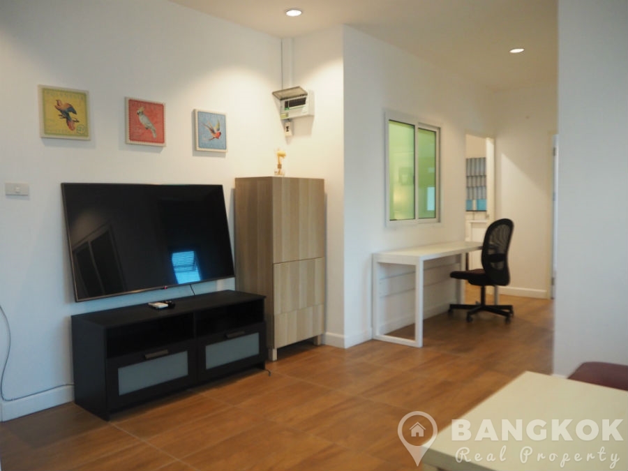 For RentMin Buri, Romklao : Sammakorn Village | Modern 3 Bed 2 Bath Apartment