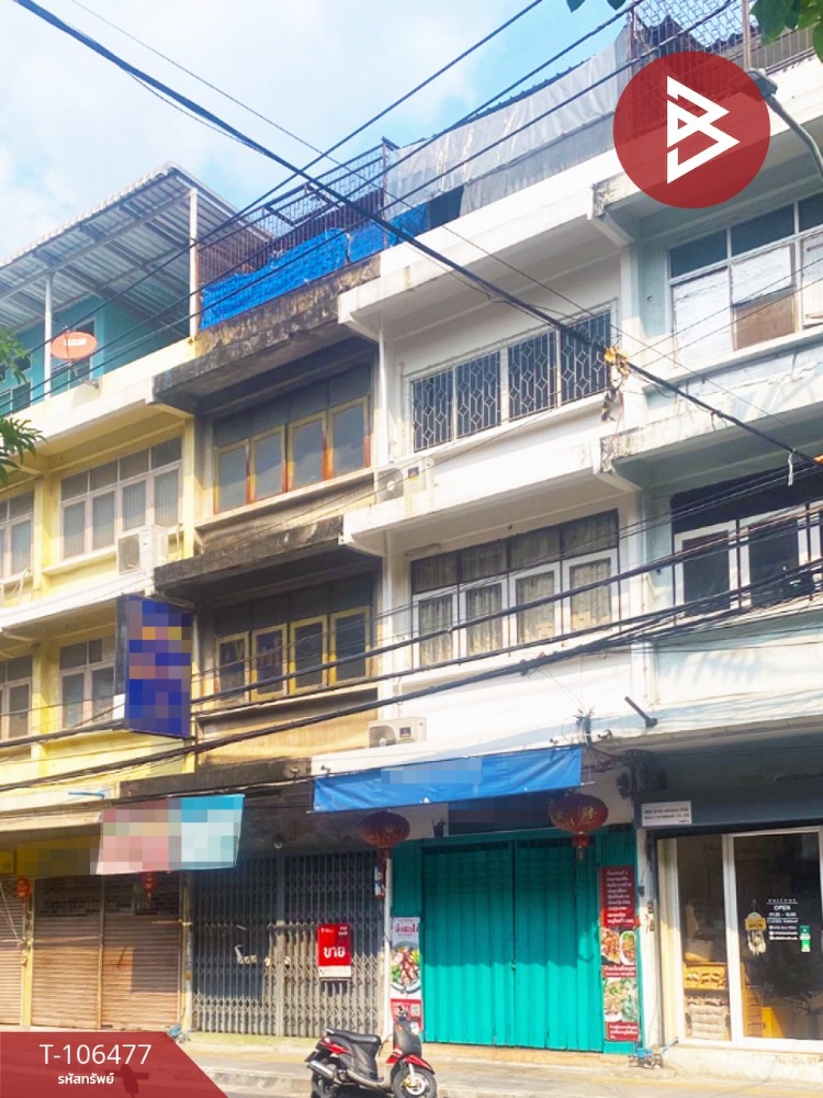 For SaleShop HouseBang kae, Phetkasem : Commercial building for sale in Soi Petchkasem 54, Bangkok. Good location near MRT Phasi Charoen.