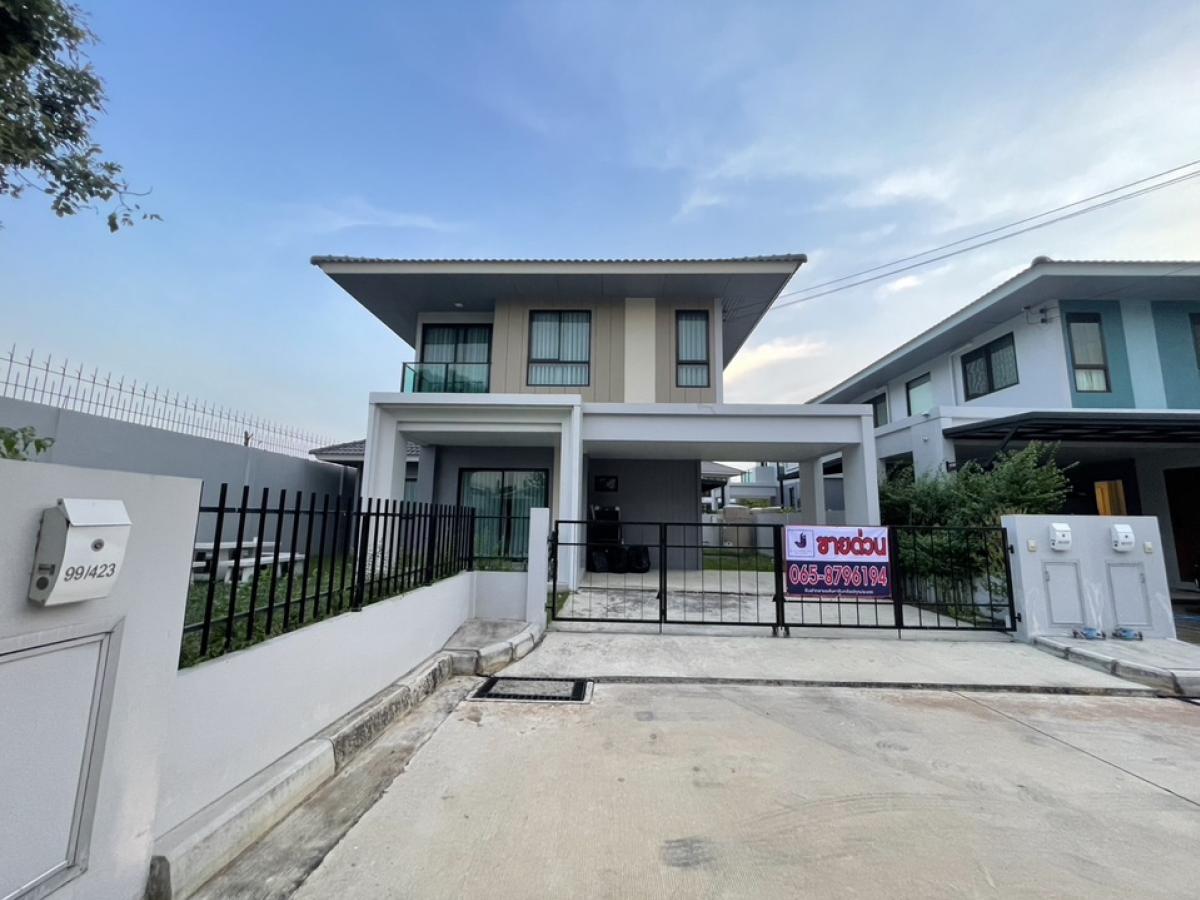 For SaleHouseNonthaburi, Bang Yai, Bangbuathong : 🔥🔥 The cheapest selling in the project 🔥🔥 Anasiri Bang Yai, the most beautiful angel condition behind the private edge, plus 5 air conditioners, plus all Louis curtains.