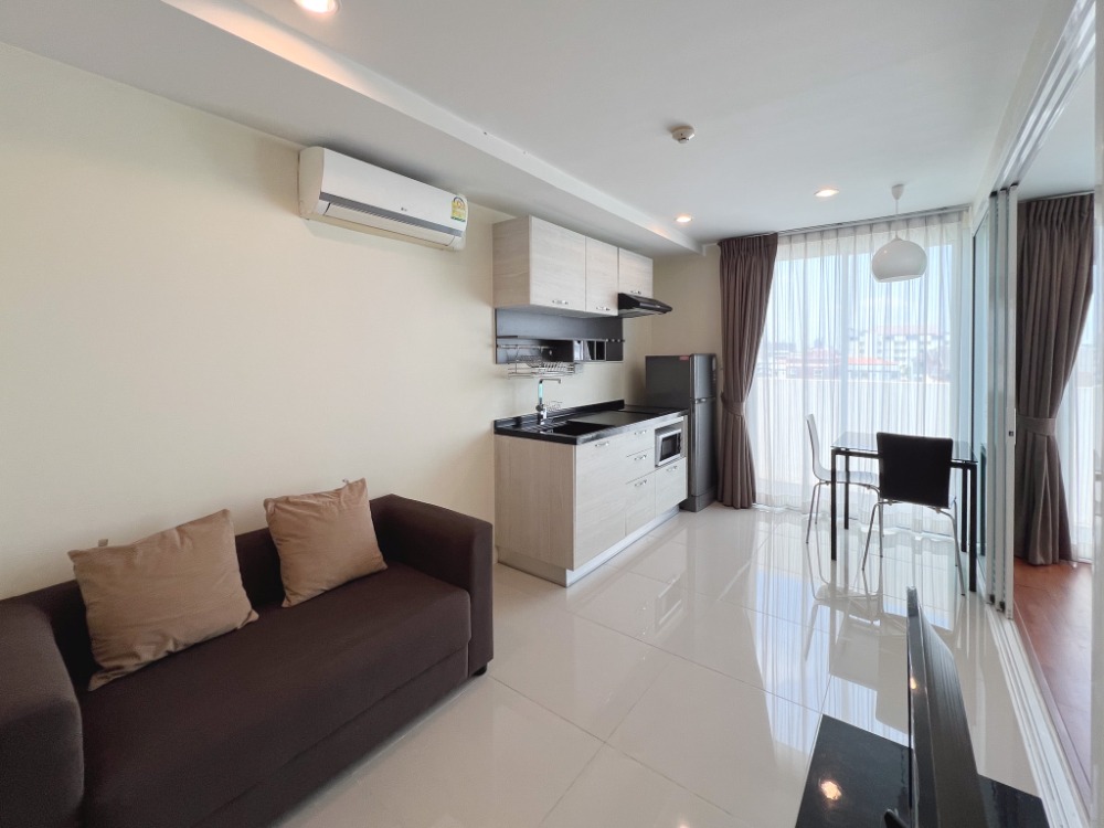 For RentCondoRatchadapisek, Huaikwang, Suttisan : For rent: KES Ratchada Condo near MRT Rama 9, 12,000 THB/month, 31.65 sq.m., 7th floor, fully furnished & move-in ready. Convenient location near Central Rama 9, Fortune Town & Esplanade