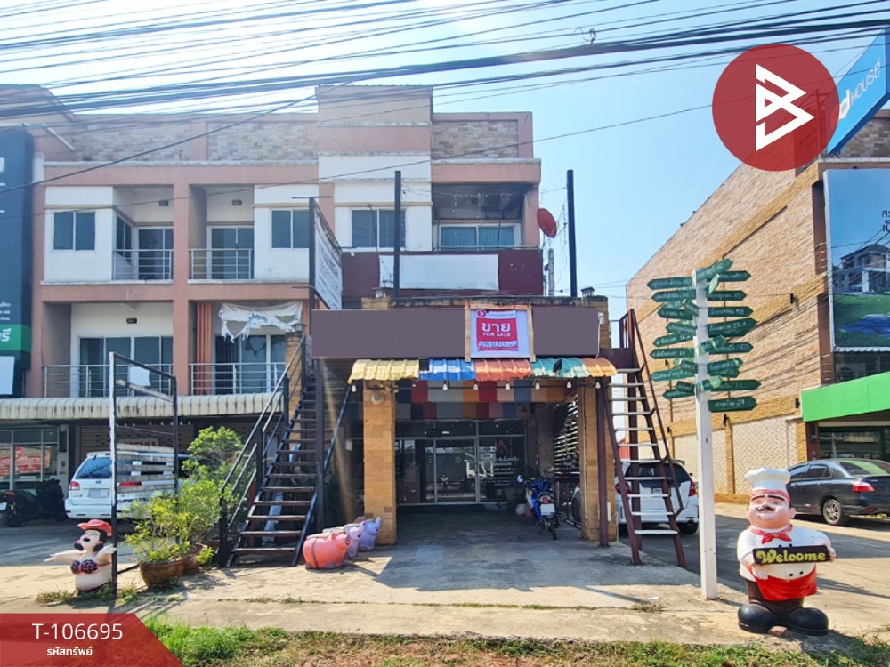 For SaleShop HouseRatchaburi : Sell ​​3 -story commercial building, area 38.6 square wah, Chedi, Ratchaburi