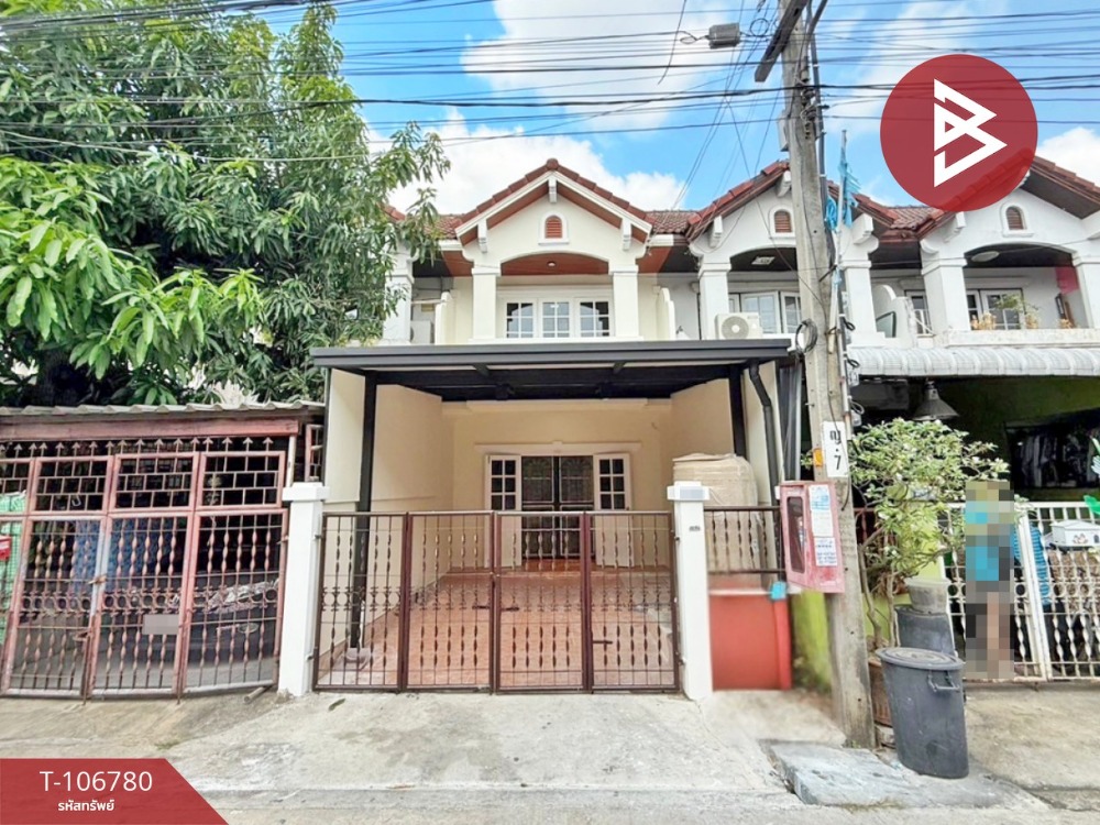 For SaleTownhomeNonthaburi, Bang Yai, Bangbuathong : Townhouse for sale Petch Thani Village, Nonthaburi, ready to move in