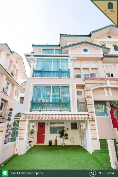 For RentTownhomeChokchai 4, Ladprao 71, Ladprao 48, : [Rent] 4 -story townhome near Central Eastville