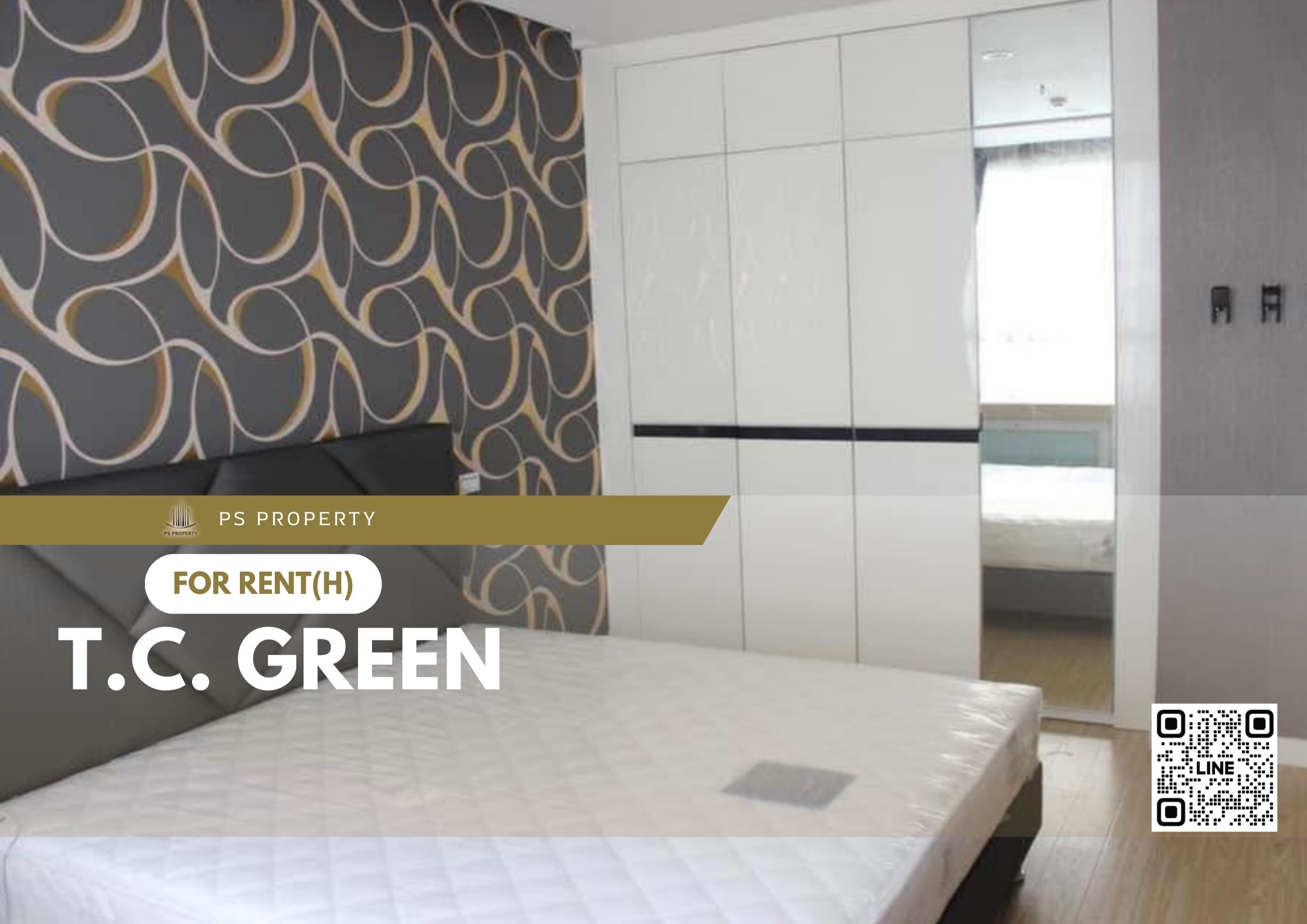 For RentCondoRatchadapisek, Huaikwang, Suttisan : For rent ✨ T.C. Green ✨ Furniture and electrical appliances near MRT