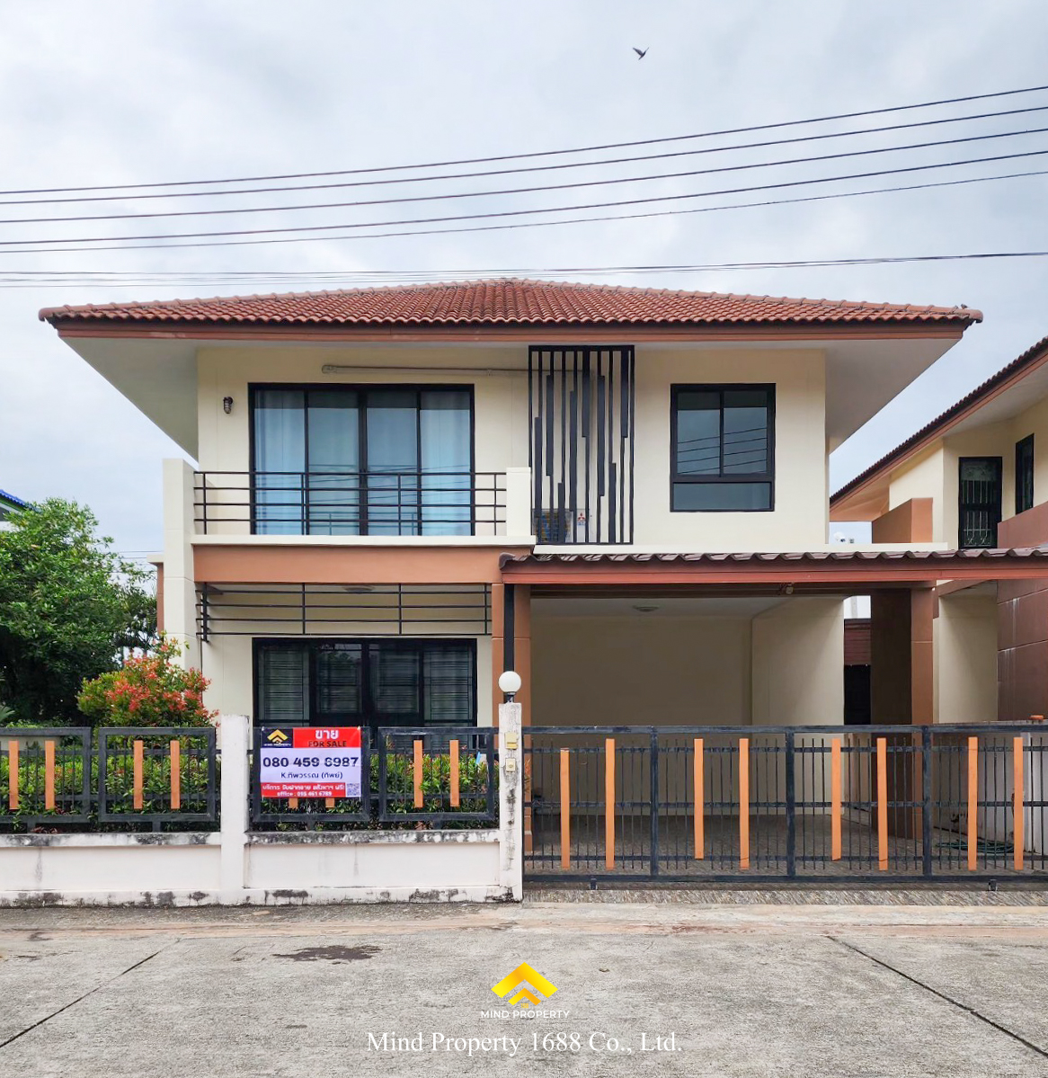 For SaleHouseChachoengsao : 2 storey detached house, Mongsuk Village, Bang Phra Subdistrict, Mueang District, Chachoengsao Province