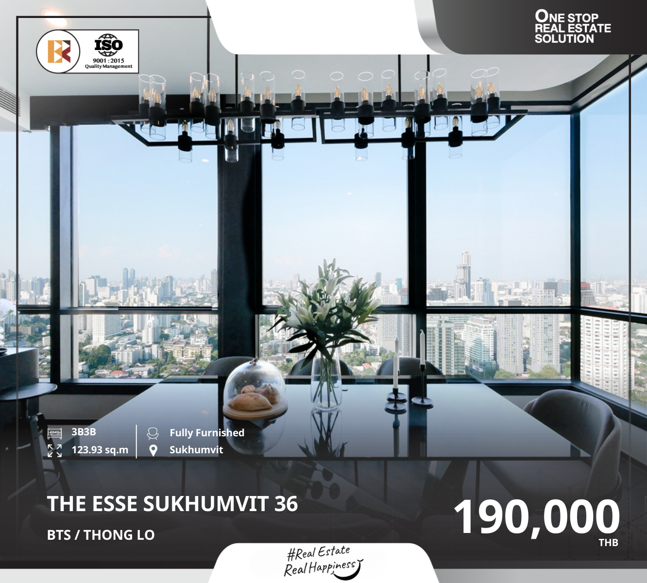 For RentCondoSukhumvit, Asoke, Thonglor : The Esses Sukhumvit 36 ​​Luxury room, Golden Location near BTS Thonglor