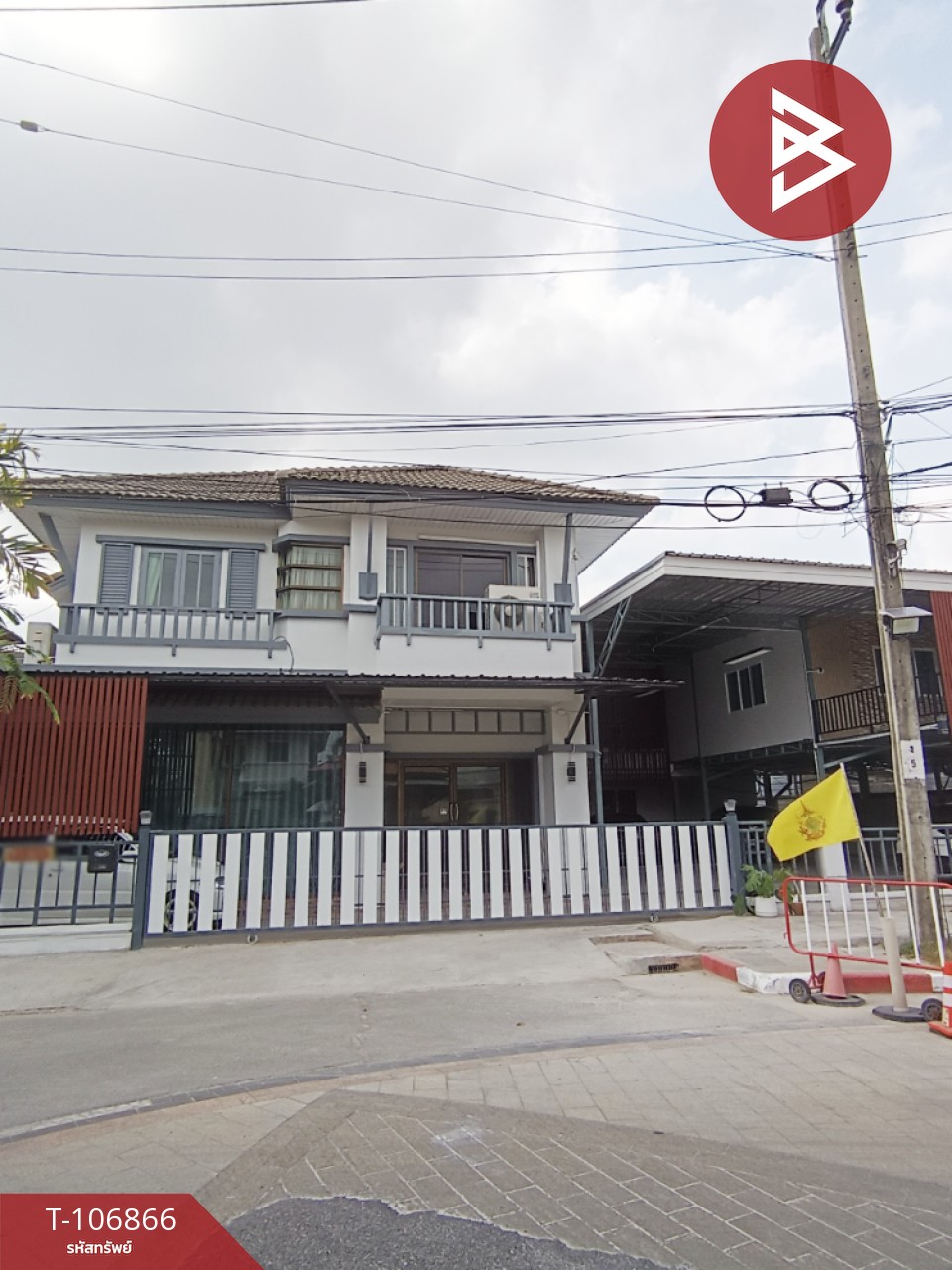 For SaleHouseLadkrabang, Suwannaphum Airport : House for sale Living Village, Nara Romklao Housing 64 (Living Nara) Bangkok